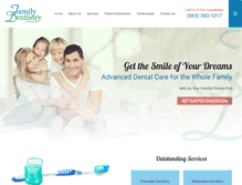 Tablet Screenshot of familydentistryknoxville.com